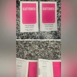 Beautycounter The Clean Deo in Pink x2